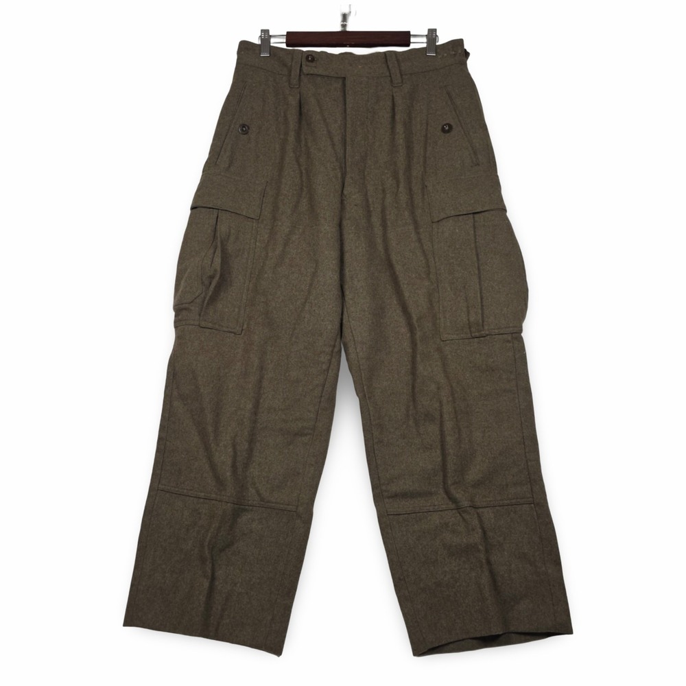 Vintage 1959 West German Wool Cargo Pants 32 X 27.5 Military Bundeswehr Trousers
